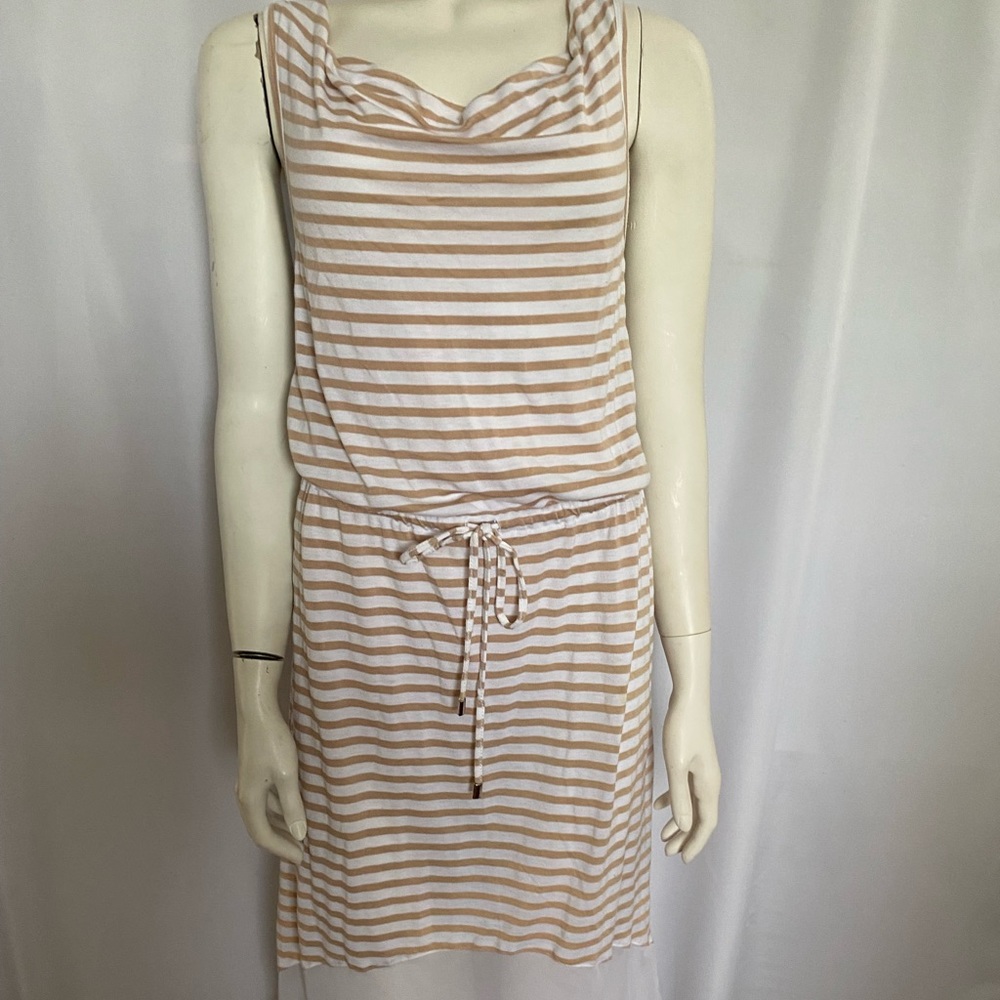 High lo dress with sheer detailing